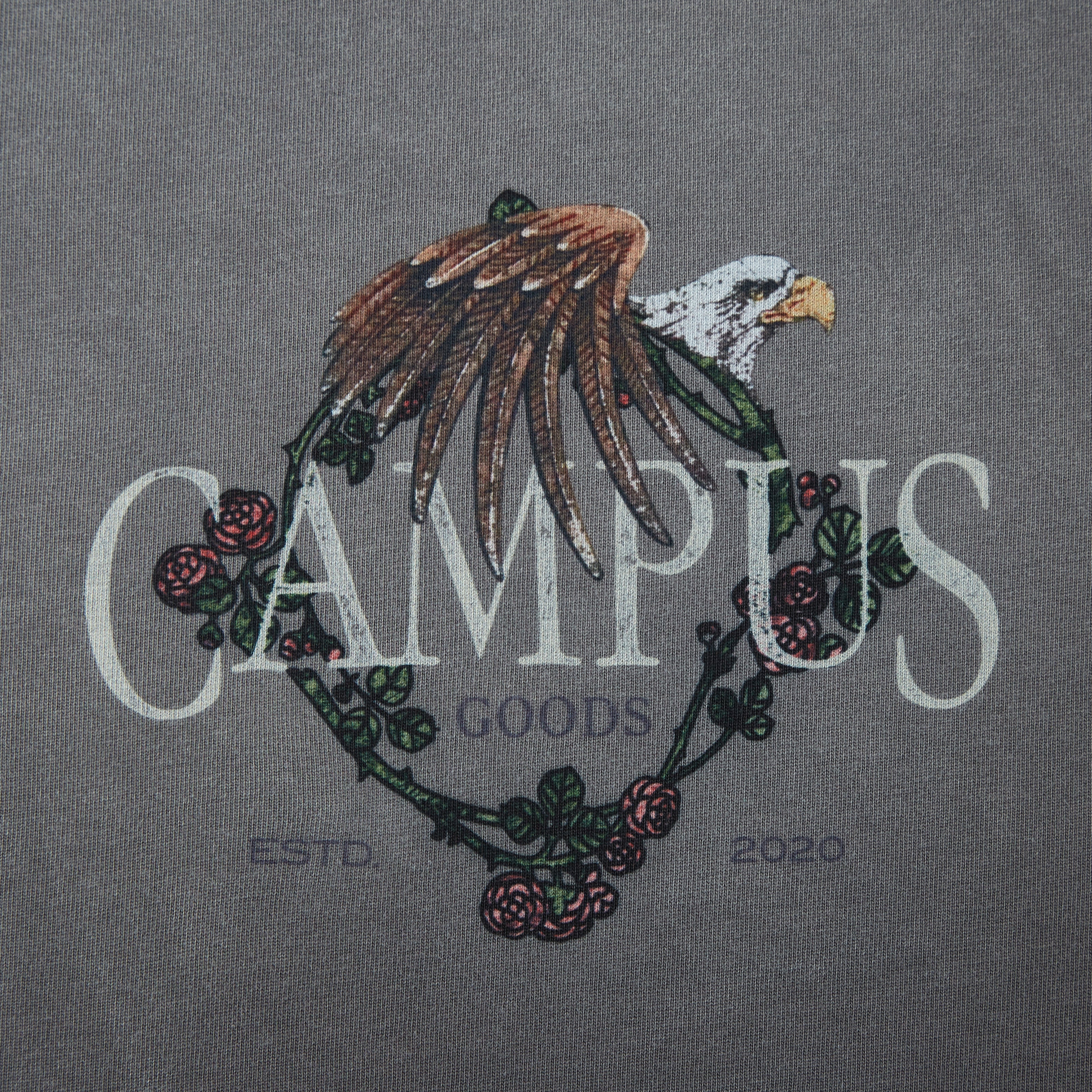 Dreamcatcher Tee Sun Fade Wash (Grey)